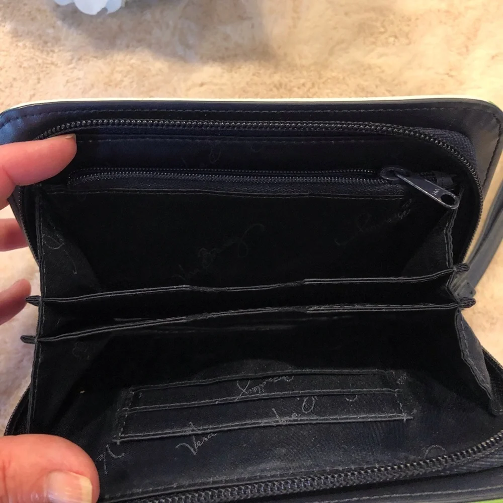 Vera Bradley “Lucky Stripe” Zip Wristlet